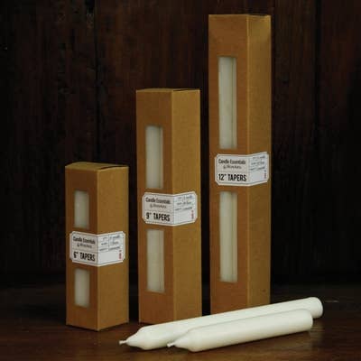 Taper 9 in - Box of 4 - Ivory