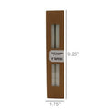 Taper 9 in - Box of 4 - Ivory