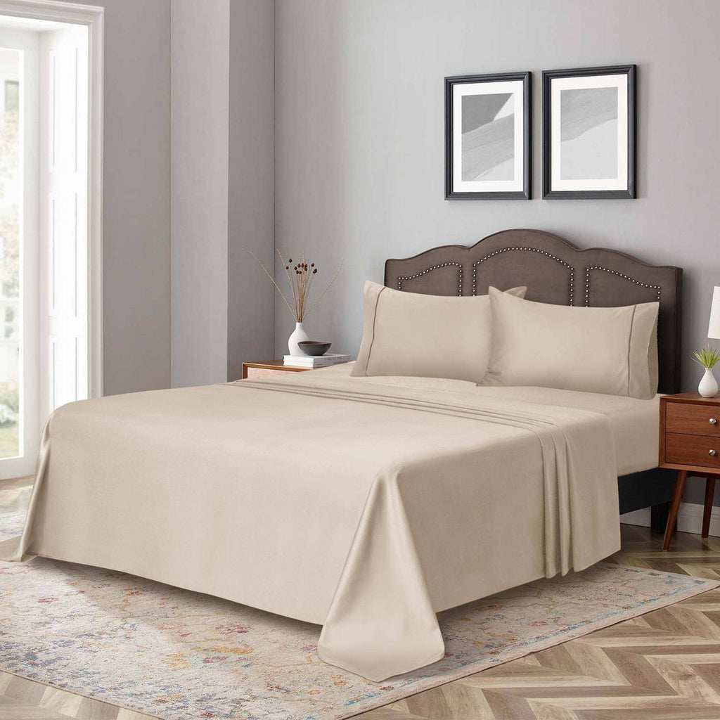 100% Organic Cotton Sheets, 4 Piece Sheet Set