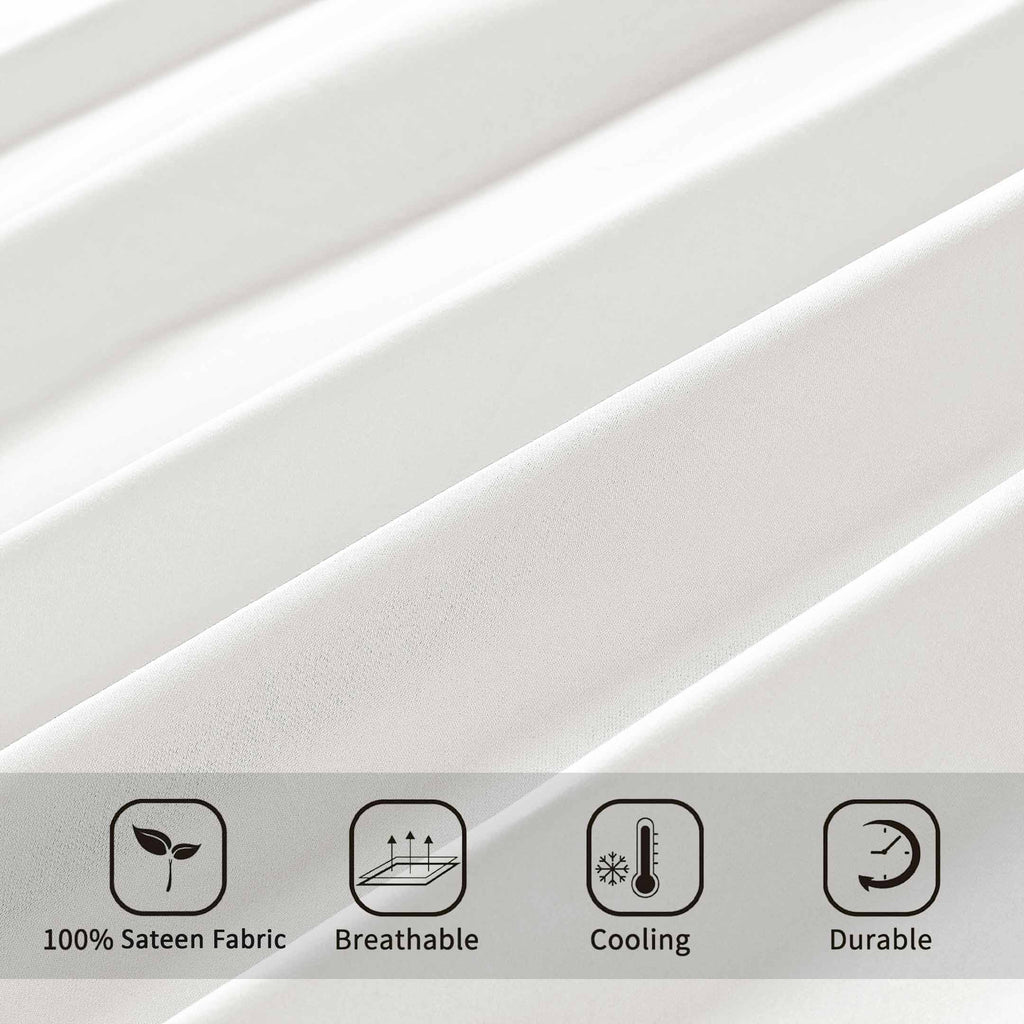 100% Organic Cotton Sheets, 4 Piece Sheet Set