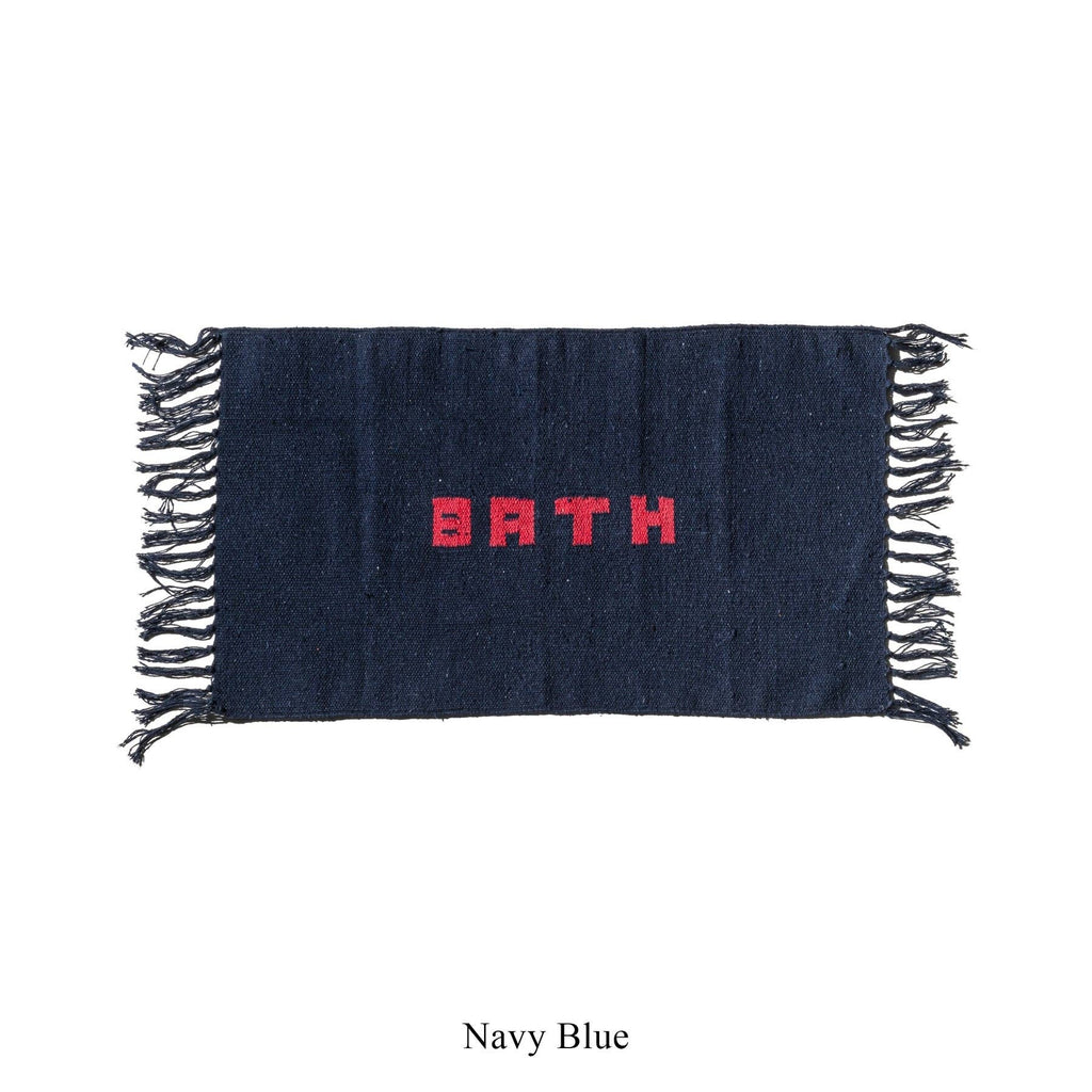 HANDLOOMED RECYCLE YARN BATH MAT