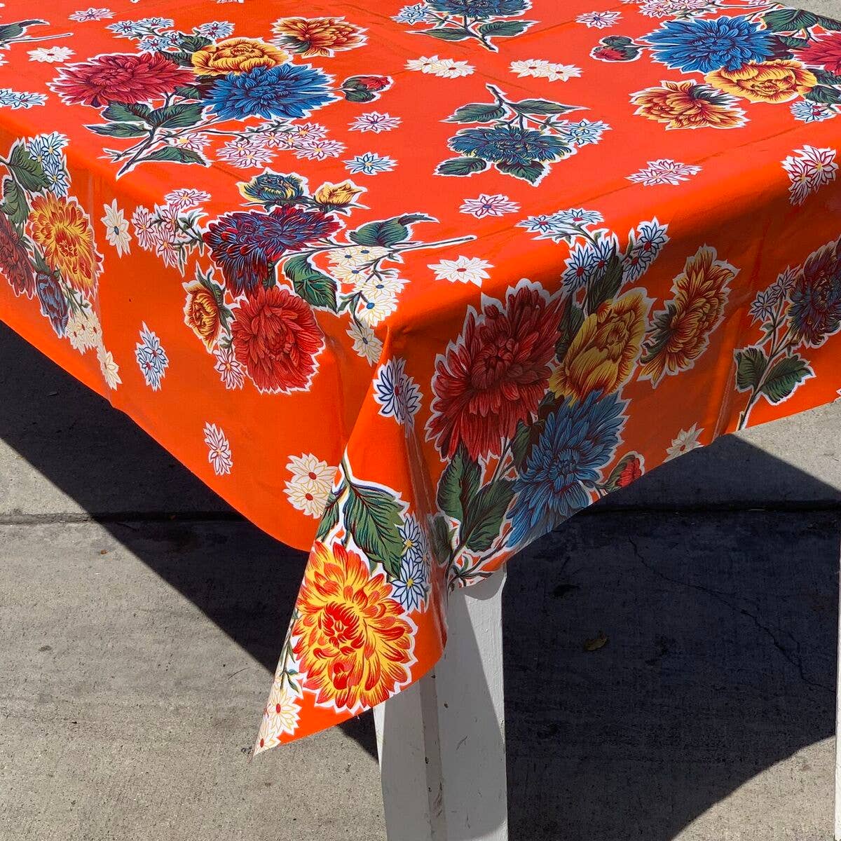 Rectangle Mums Tablecloth