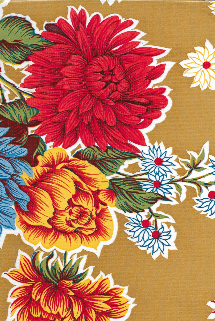 Rectangle Mums Tablecloth
