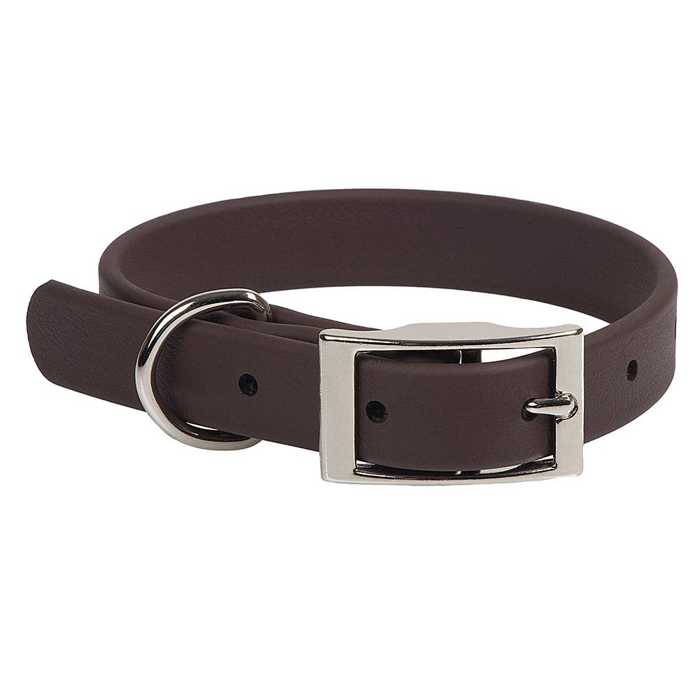 Imitation Leather Narrow Standard Collar - 3/4" w