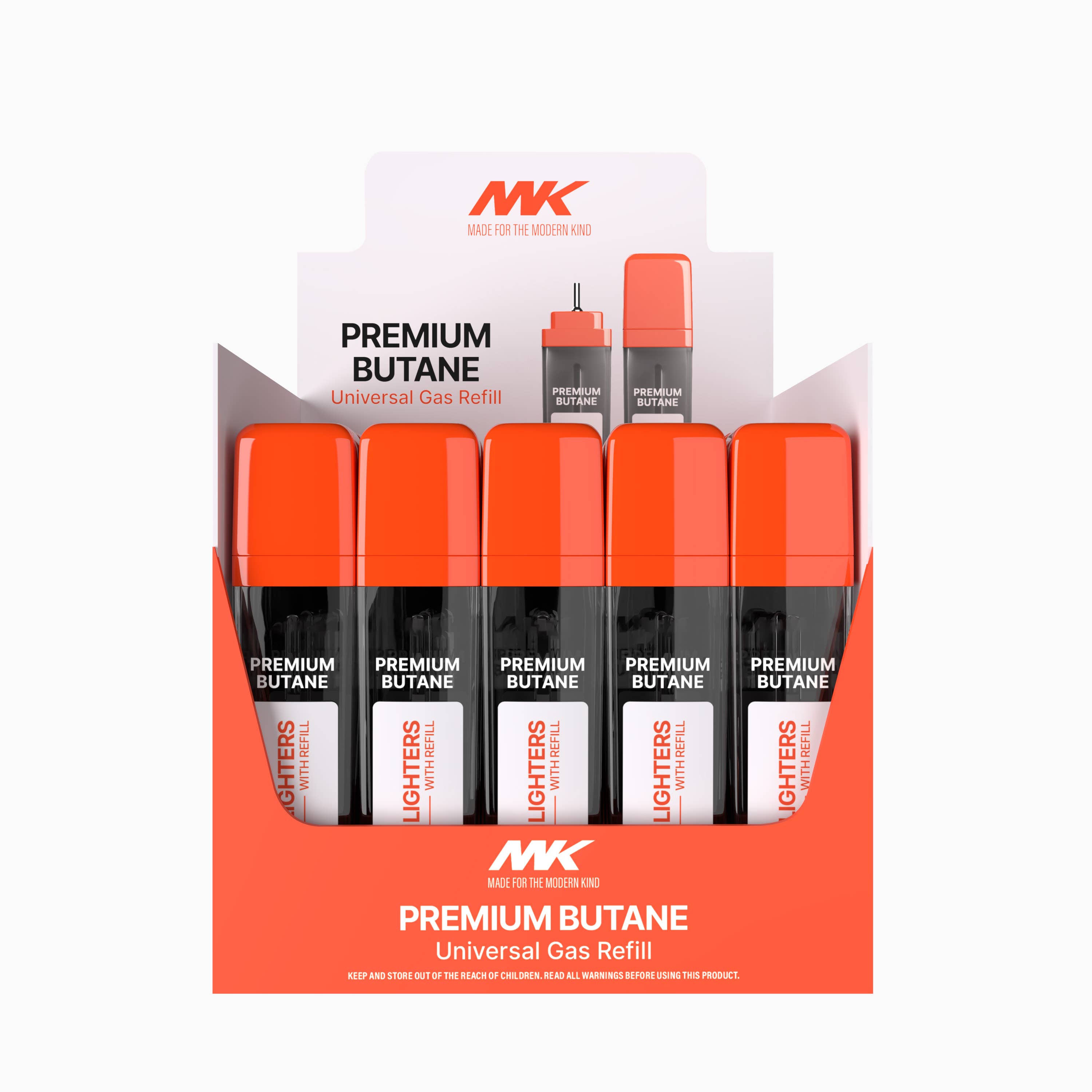 Butane with 4 Replace Flints