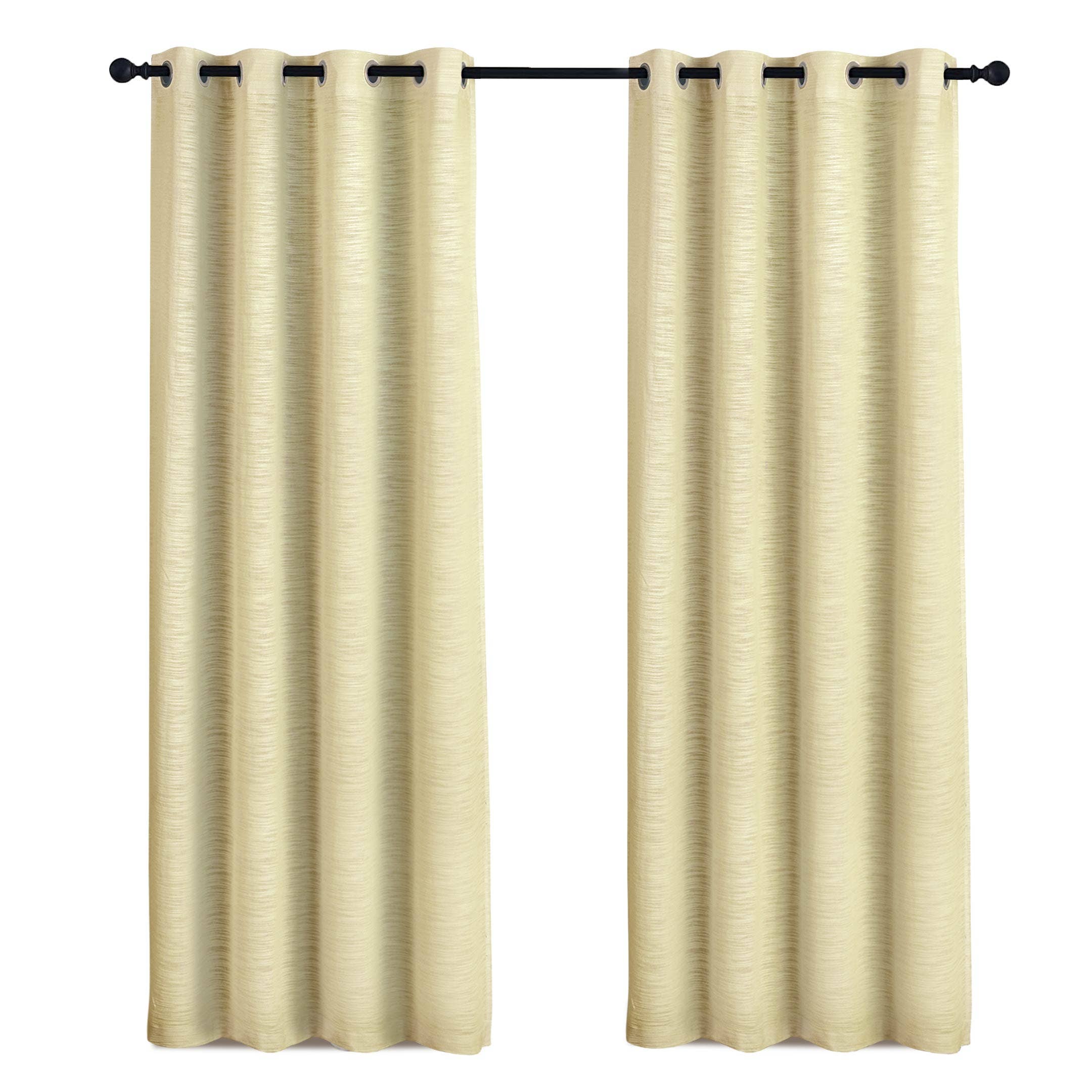 Long Window Sheer Curtain 100% Cotton Drape 50x84" (Single Panel)