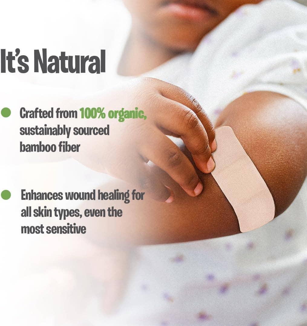 100 Natural Bamboo Bandages