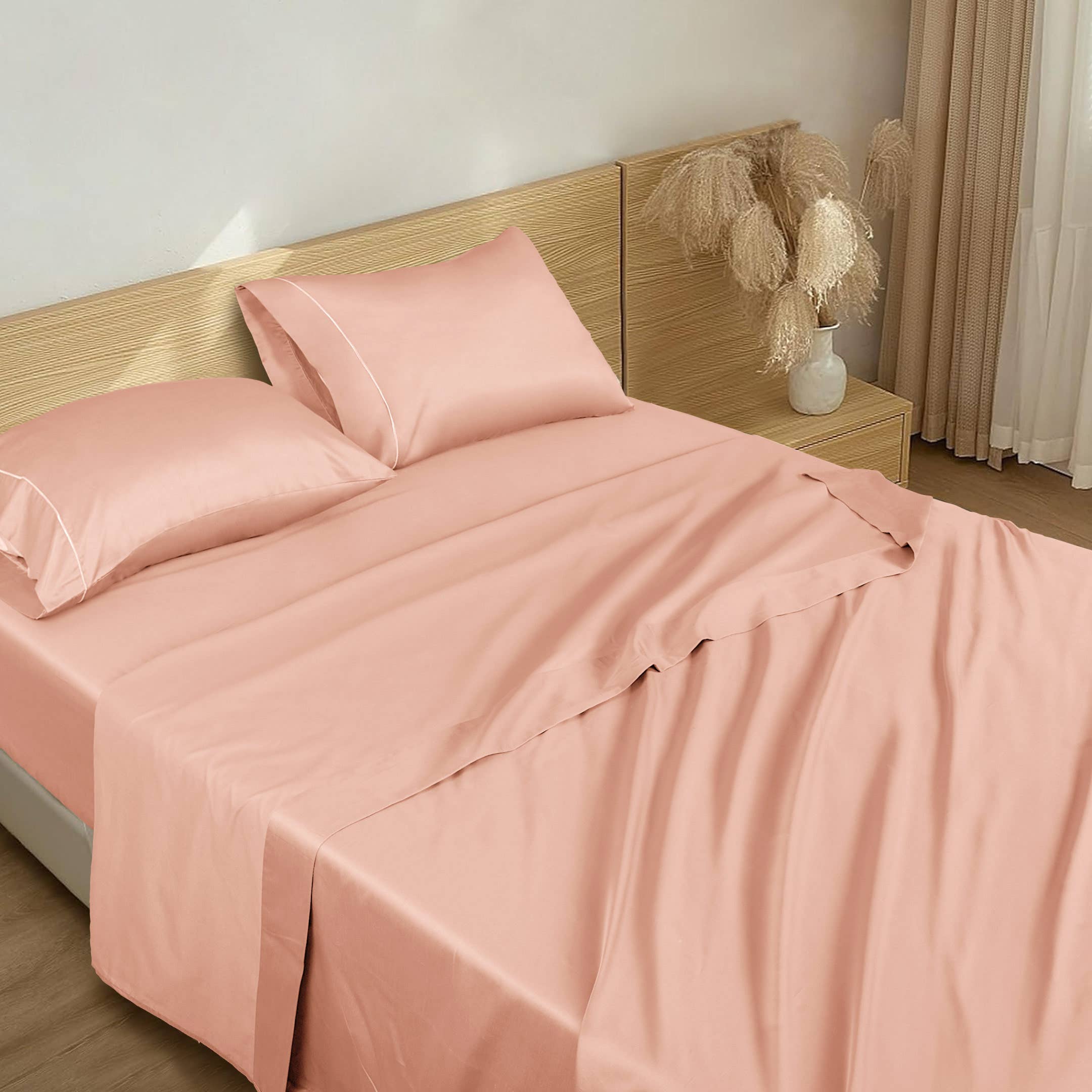 100% Organic Cotton Sheets, 4 Piece Sheet Set