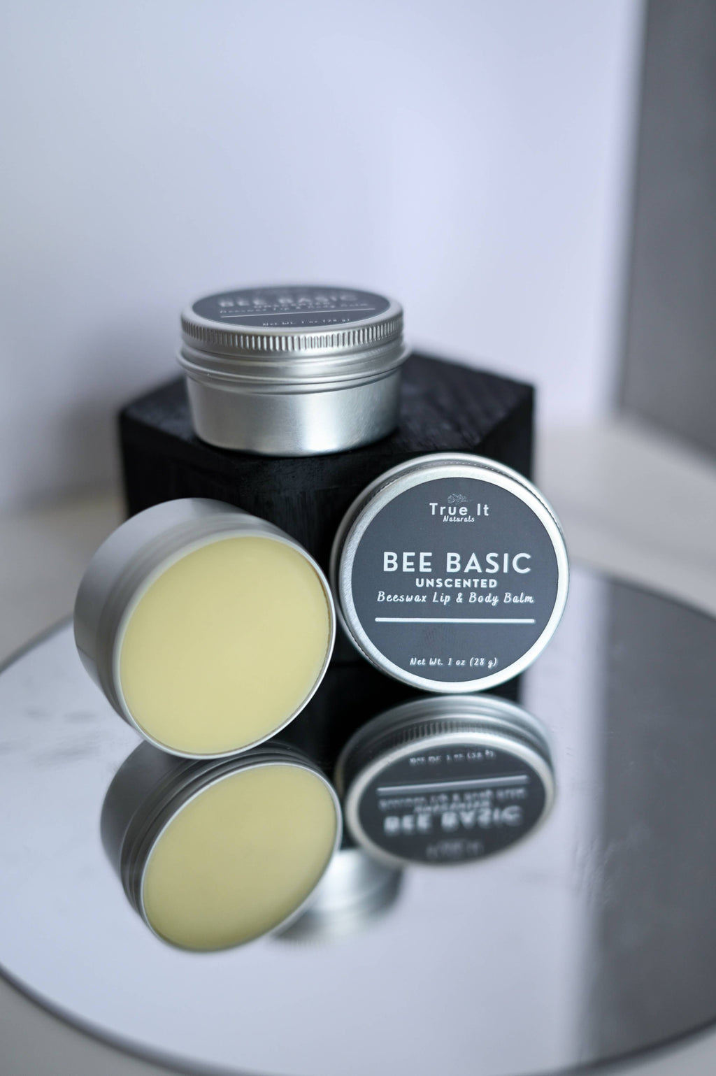 Unscented Beeswax Balm Tin