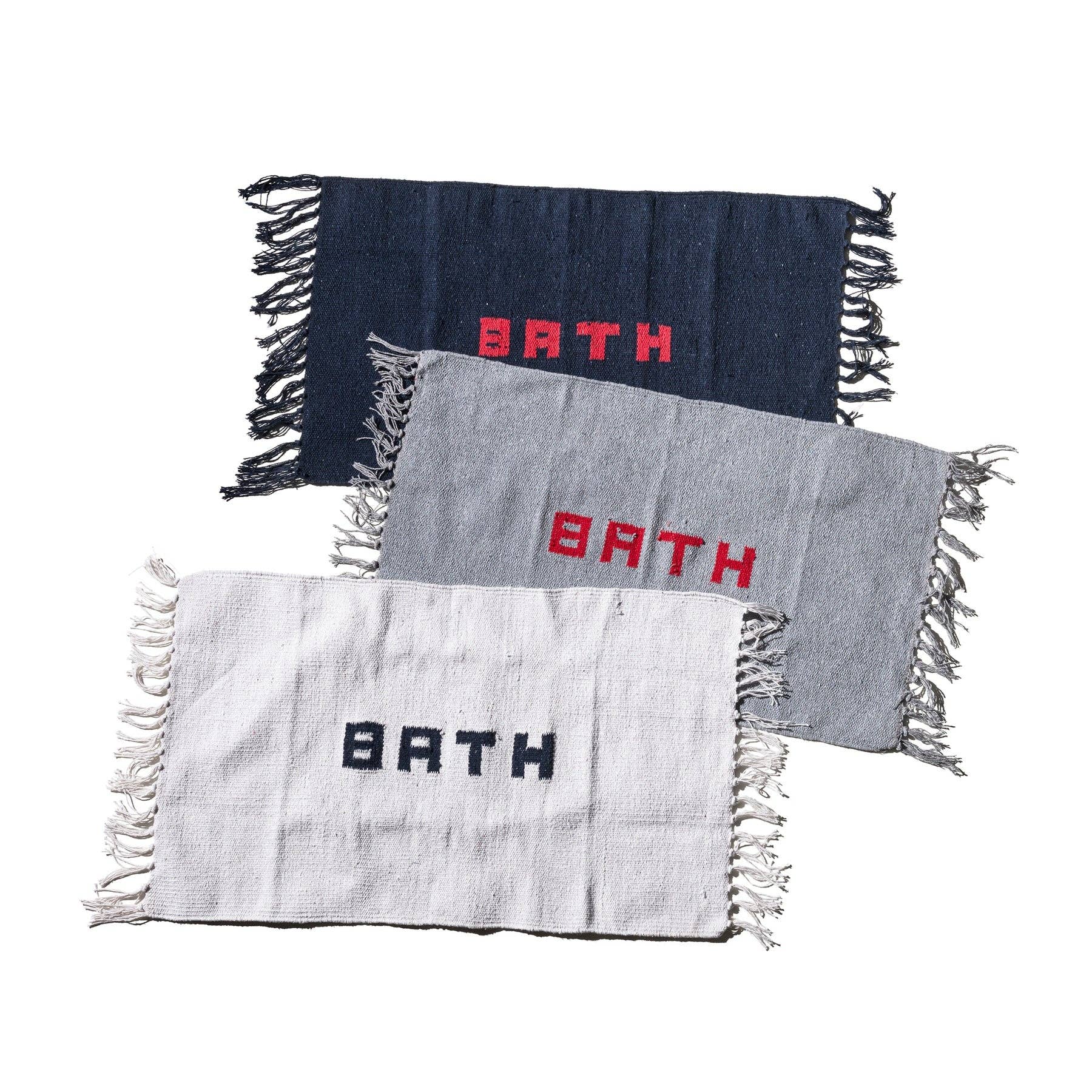 Puebco Handloomed Recycle Yarn Bath Mat - Thumbnail 2