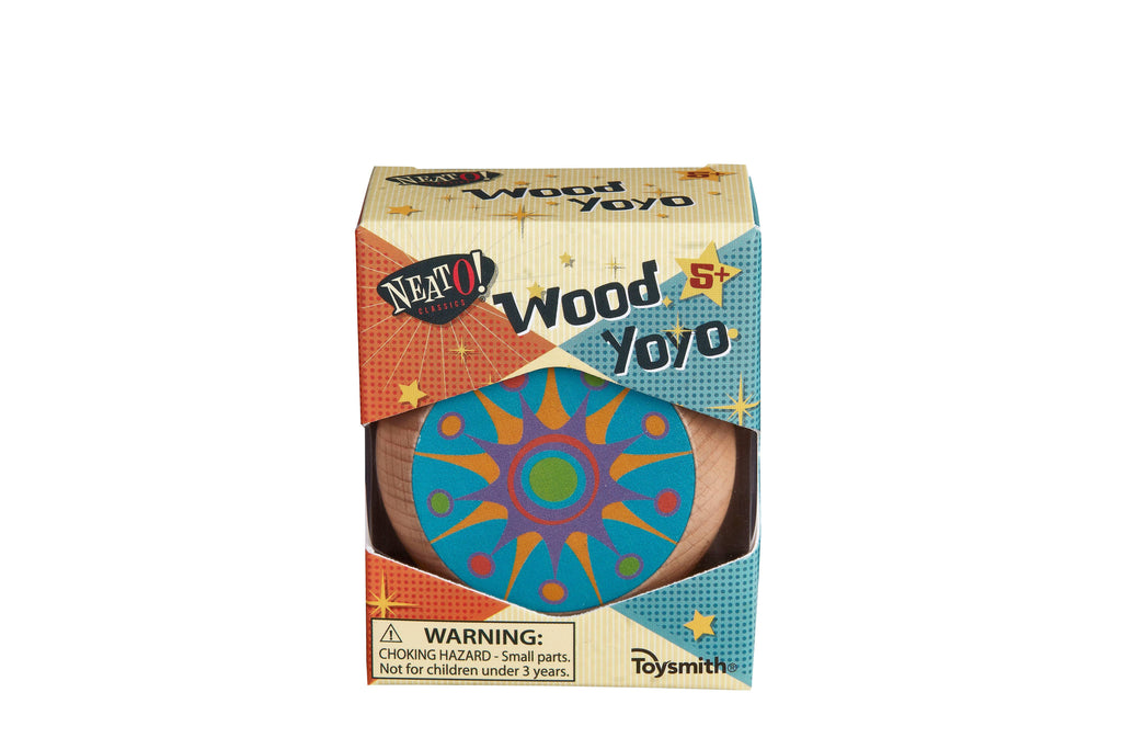 Neato! Wood Yo-Yo- Retro Classic, vintage toys