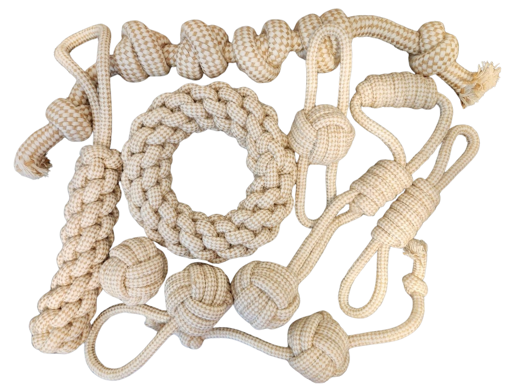 Hemp & Cotton Rope Dog Toys