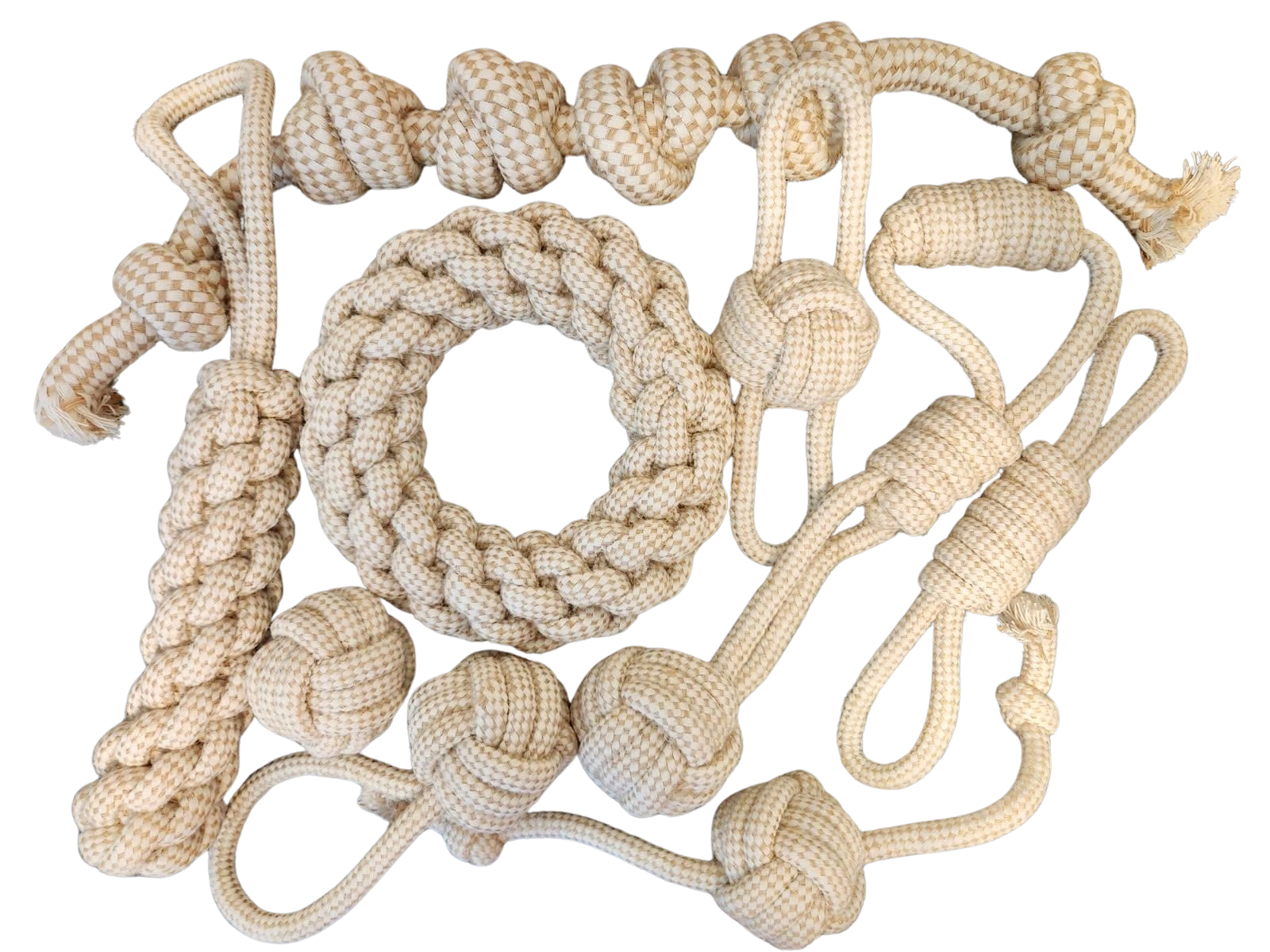 Hemp & Cotton Rope Dog Toys