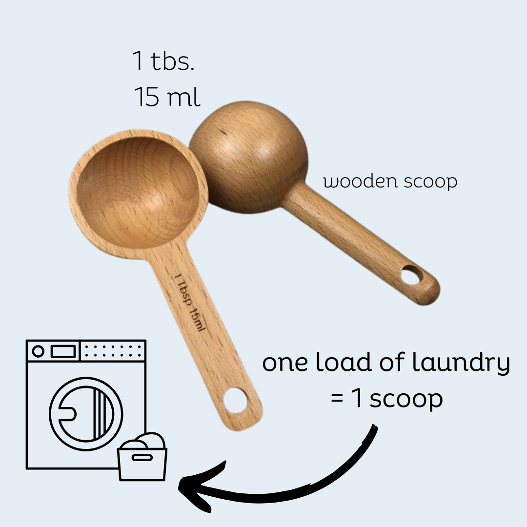 100% Natural Bamboo Tablespoon Scoop