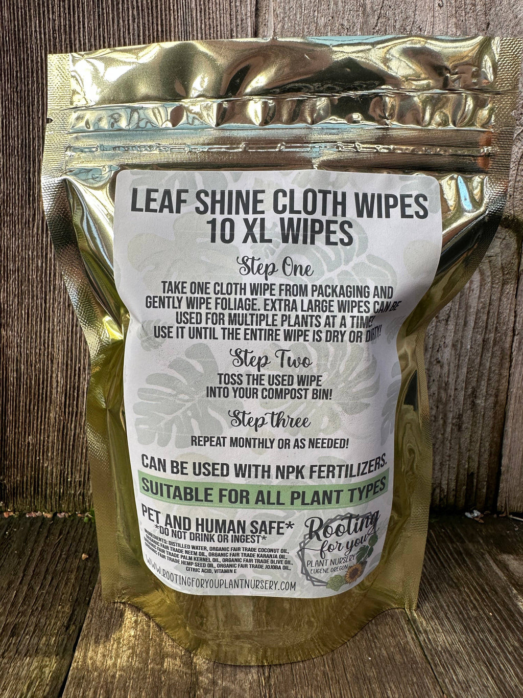 Leaf Shine Cloth Wipes