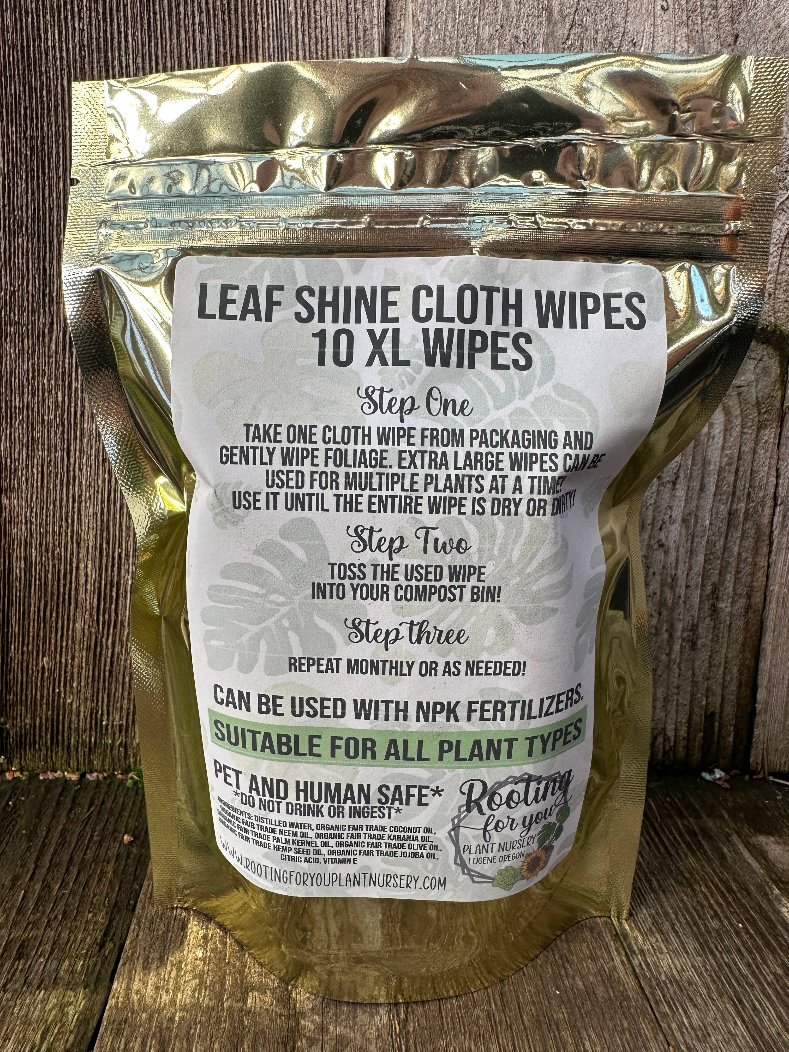 Leaf Shine Cloth Wipes
