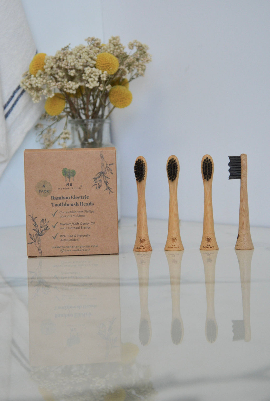 Bamboo Electric Toothbrush Heads