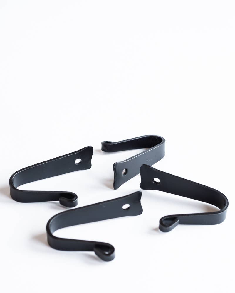 Iron Hooks Set of 4