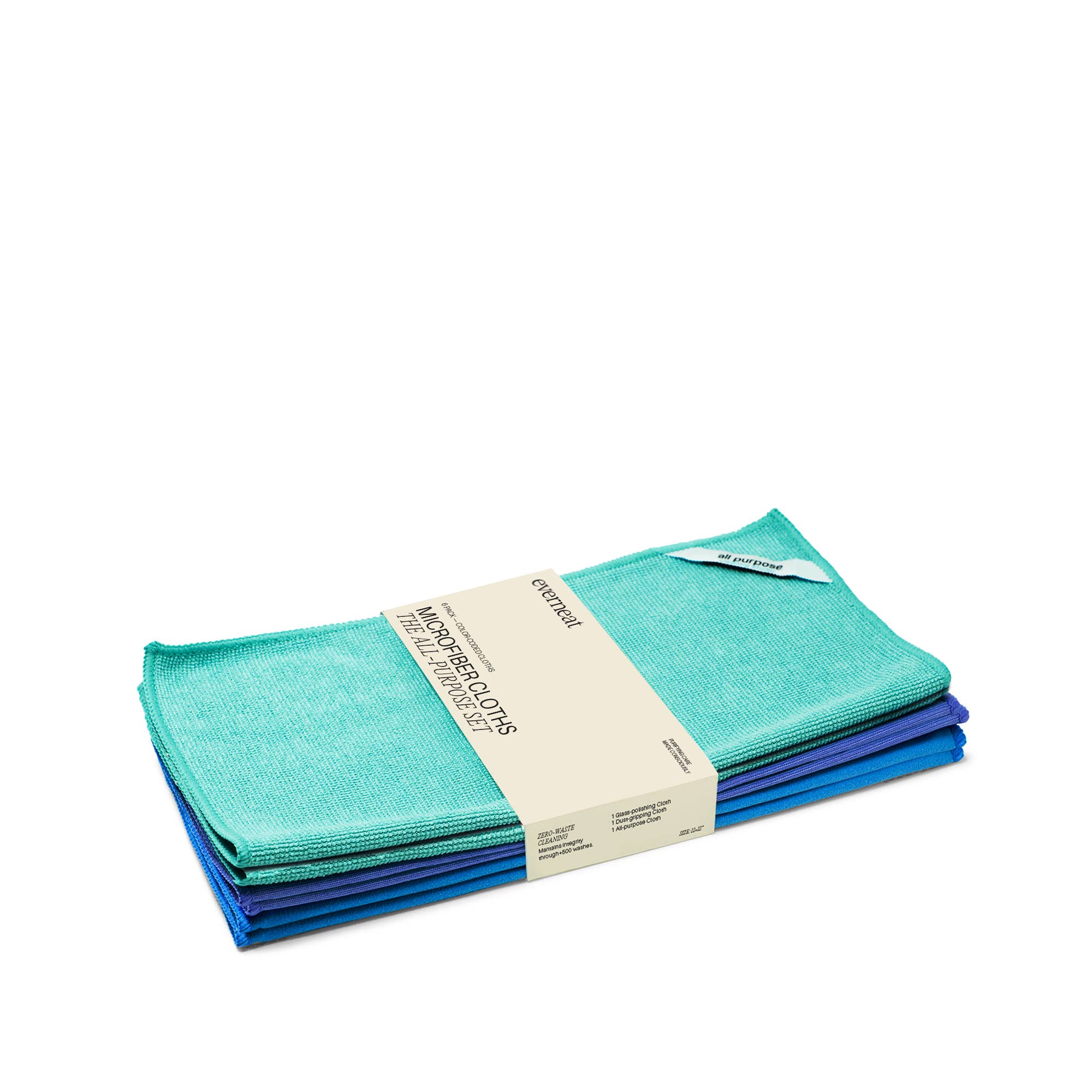 The All-purpose Microfiber Cloth Set - Pack of 6