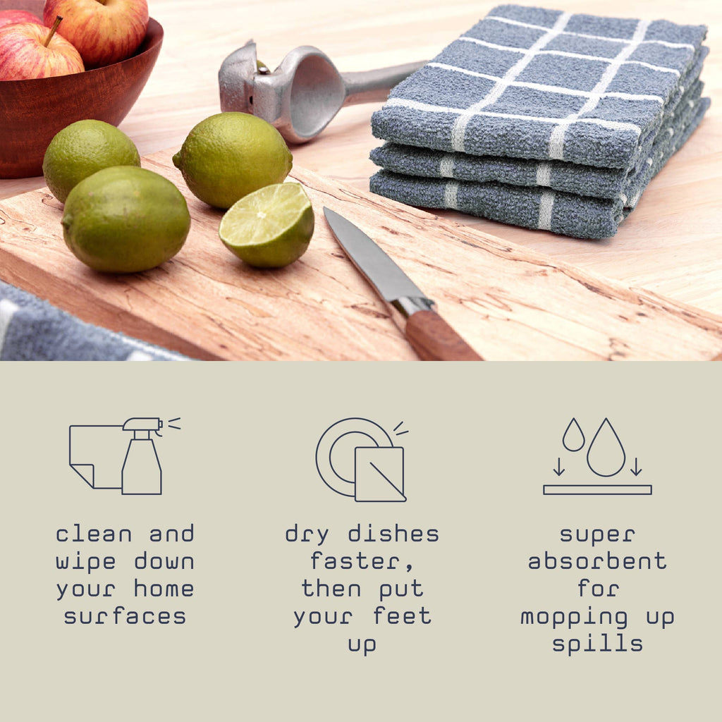 Terry Cotton Dish Towels