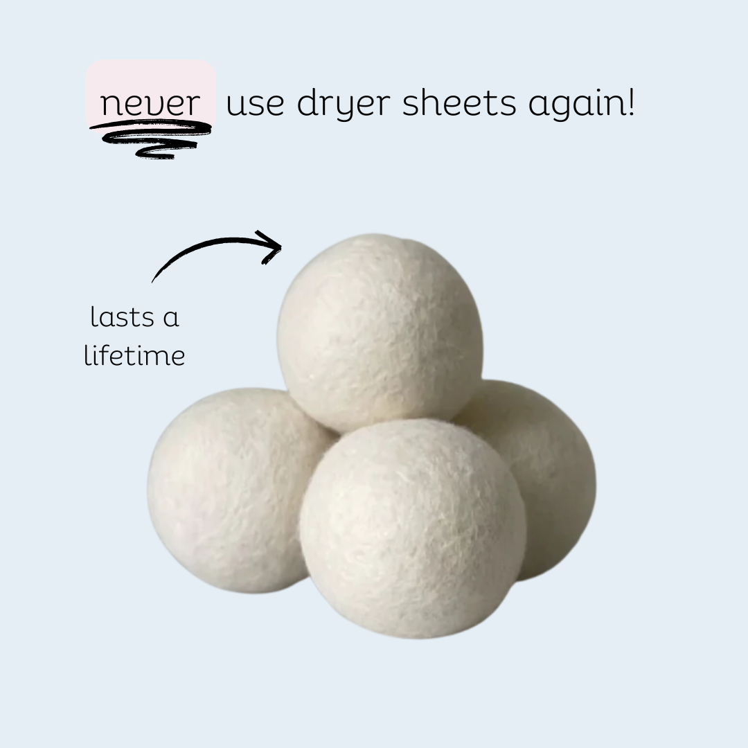 100% Wool Dryer Balls | The Sustainable Laundry Softener